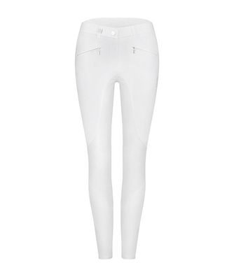 Cavallo Damen Reithose Caja GRIP C weiß Micro Premium Vollbesatz