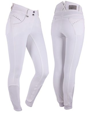 QHP Reithose Noa Full-Grip weiß