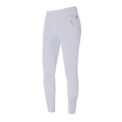 Kingsland Katja Pull-on-Damenreithose mit Voll-Grip, E-Tec white S19
