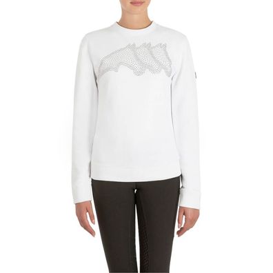 Equiline GYNAG Damen Sweatshirt Pullover WHITE (FS21)