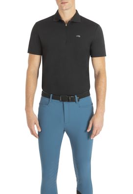 Equiline Herren Poloshirt Clemc schwarz