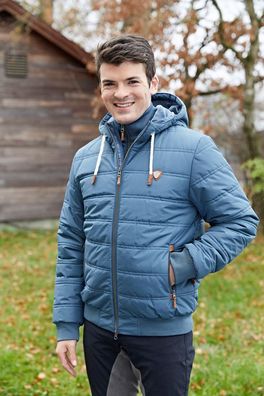 Covalliero Herren Winterjacke Fero, smoked blue