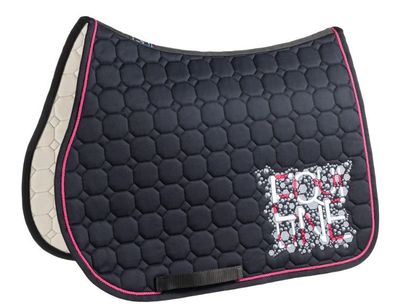 Equiline PFERDE Octagon Satteldecke Schabracke Cupid BLAU FS20