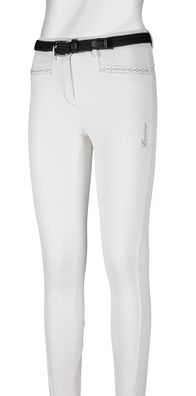 Equiline Mädchenreithose EMMA MIT VOLLEM GRIP WEISS FS20