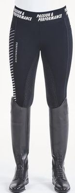 Busse Damen Reitleggins Reit-Tights Performance schwarz FS20