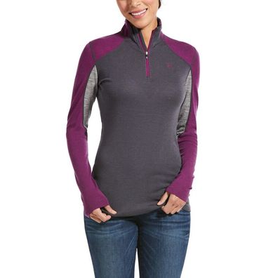 ARIAT Sweatshirt Baselayer Cadence periscope/imperial violet/heat