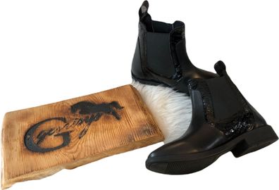 Equipage Daina Jodhpurstiefelette Stiefelette Schwarz