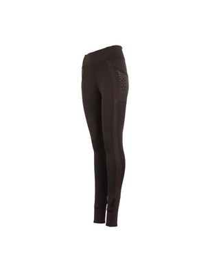 BR Damen Tregging Reithose Pleun braun Silikon Vollbesatz