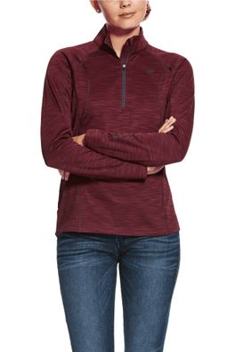 ARIAT Sweatshirt Conquest 2.0 1/2 ZIP, grape wine