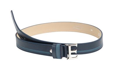 Equiline Ledergürtel EROS MIT Schnalle BLAU FS20