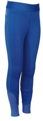 Harrys Horse Kinder Reithose LouLou Campbell Full Grip blau FS20