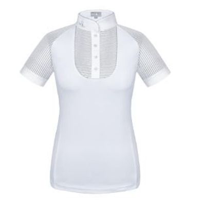 Fairplay Damen Turniershirt FP Justine AIRY weiß kurzarm