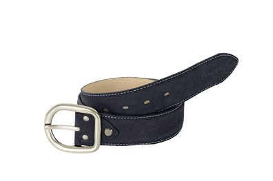 Pikeur Ledergürtel, Rauhleder, dark navy