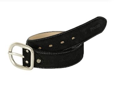 Pikeur Ledergürtel, Rauhleder, black