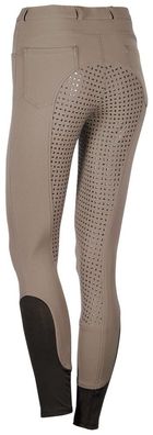 Harrys Horse Damen Reithose Mississippi Full Grip Vollbesatz grau