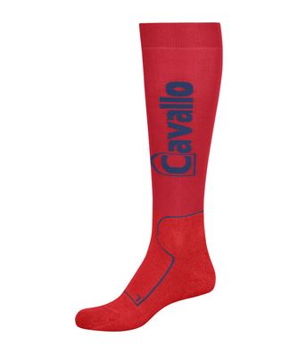 Cavallo Funktionsstrumpf Extra "Simo" chilli sapphire Reit Socken