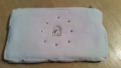 Cavallo Handytasche Mara in weiß aus Coolmax Microfaser mit Strassapplikation