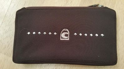 Cavallo Handytasche Mara in kaffee aus Softshell mit Strassapplikation