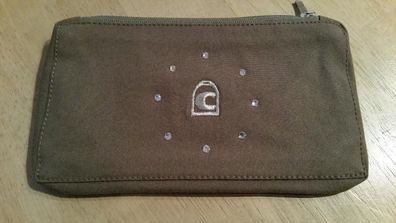 Cavallo Handytasche Mara in taupe aus Microfaser mit Strassapplikation