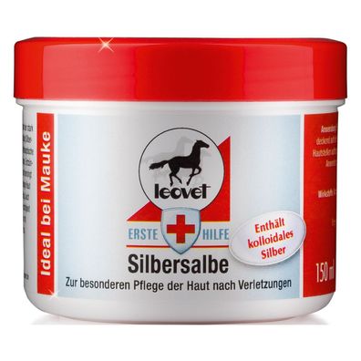 leovet Silbersalbe Erste Hilfe Antiseptische Wundsalbe mit Silberionen 150ml