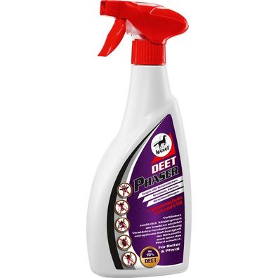 leovet DEET Phaser Fliegenspray 550ml Reiter und Pferd geg. Hirschlausfliege
