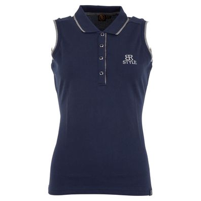 BR Damen Polo Shirt Alexa, ärmellos, Pants Blue