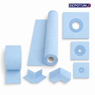 Abdichtungsbahn Dichtband Manschette 3D Ecke P3 Bad Dusche Balkon