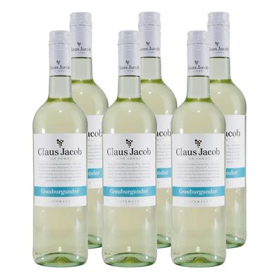 Claus Jacob Grauburgunder QbA -trocken- (6 x 0,75L)