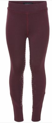 Equipage Kinderreithose Dai Kinderleggings Deep Berry Rot