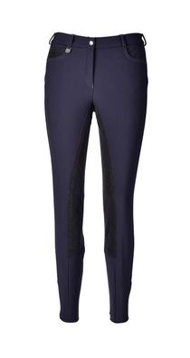 Busse Damen Reithose Softshell II navy Winterreithose Vollbesatz