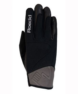 Roeckl WIEN schwarz/grau Winter Reithandschuhe