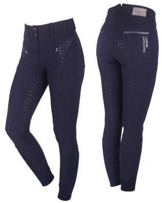 QHP Reithose Lott vollbesatz Navy