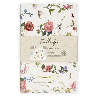 Tischläufer Rosengarten, Grätz Verlag, Tischdecken, Läufer, Tischdecke, Rosen, Blumen