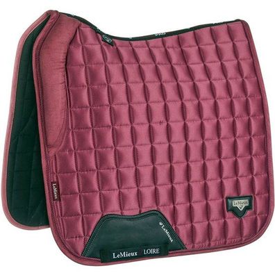 LeMieux Loire Memory Satin Dressurschabracke DR Square French Rose