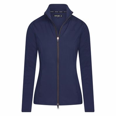 Euro-Star Damen langarm Sweater mit Reisverschluss Navy