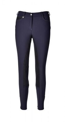 Busse Kinder Reithose Softshell-teens II navy Winterreithose Vollbesatz