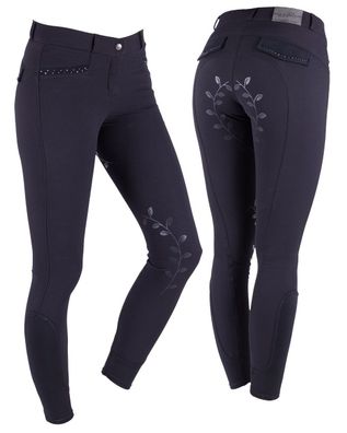 QHP Reithose Katie voll-grip Schwarz 2019