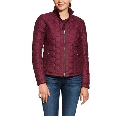 ARIAT Damen Steppjacke VOLT grapewine heather mit Primaloft Füllung