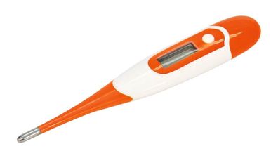 Kerbl Digital Fieberthermometer Thermometer flexibel orange
