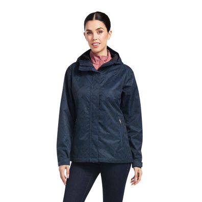 ARIAT Damen Spectator waterproof Jacke blue nights bit print