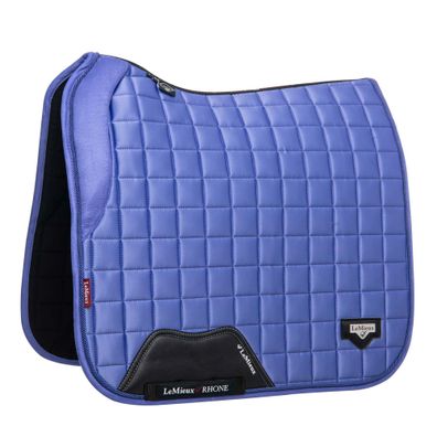 LeMieux Loire Memory Satin Dressurschabracke DR Square Bluebell