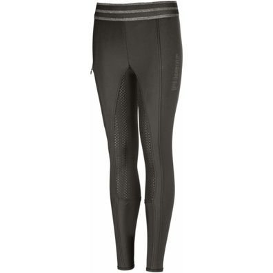 PIKEUR IDA ATHL. GR Kinder Reithose / Vollbesatz GRIP blackolive Basic