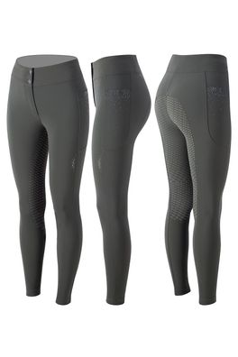 ANIMO Nocino Full Grip Damen Reithose survivor dunkelgrün FS 2022