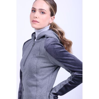 HV POLO Damen Tech Hoodie HVP Aurelia Antracite Heather HW 22/23