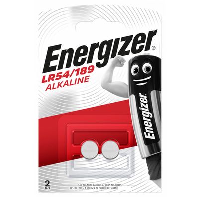 Energizer Alkaline LR54 10GA AG10 10GA 189 LR1130 Knopfzelle 2er Blister