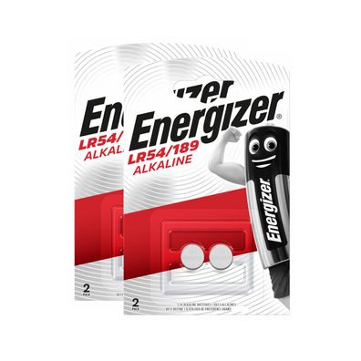 2x Energizer Alkaline LR54 10GA AG10 10GA 189 LR1130 Knopfzelle 2er Blister