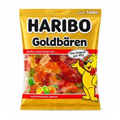 HARIBO Goldbären Tüte, Fruchtgummi 175g