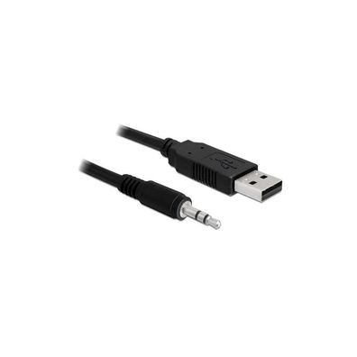 DELOCK USB Kabel A -> 3,5mm 3Pin 1.80m (5 V) TTL