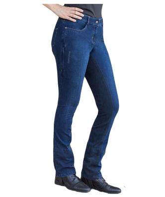 Easy Rider by Euro-Star Damen Jodphur Jeans-Reithose ERSara Denim Navy