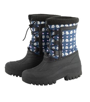 Waldhausen ELT Kinder Thermoschuh Lucky Snowfall Kids nachtblau